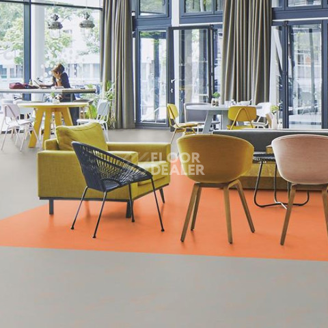 Forbo Marmoleum Decibel on Order 373835 orange glow фото 3 | FLOORDEALER